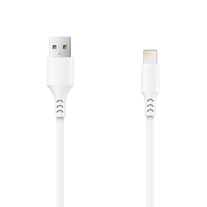 Cablu Date si Incarcare USB-A - Lightning Setty, 18W, 1m, Alb
