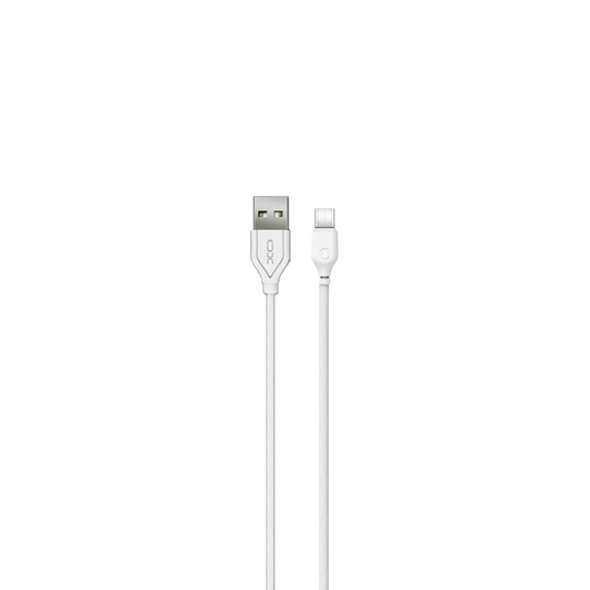 Cablu Date si Incarcare USB-A - USB-C XO Design NB103, 18W, 1m, Alb