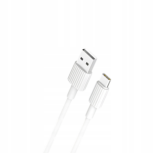 Cablu Date si Incarcare USB-A - USB-C XO Design NB156, 60W, 1m, Alb