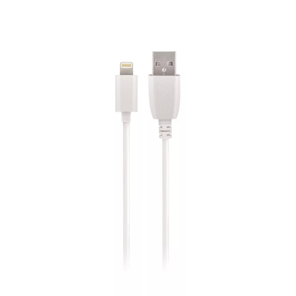 Cablu Date si Incarcare USB-A - Lightning MaXlife, 5W, 1m, Alb
