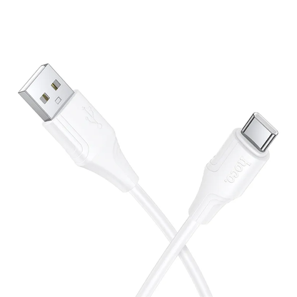 Cablu Date si Incarcare USB-A - USB-C HOCO X124, 18W, 1m, Alb