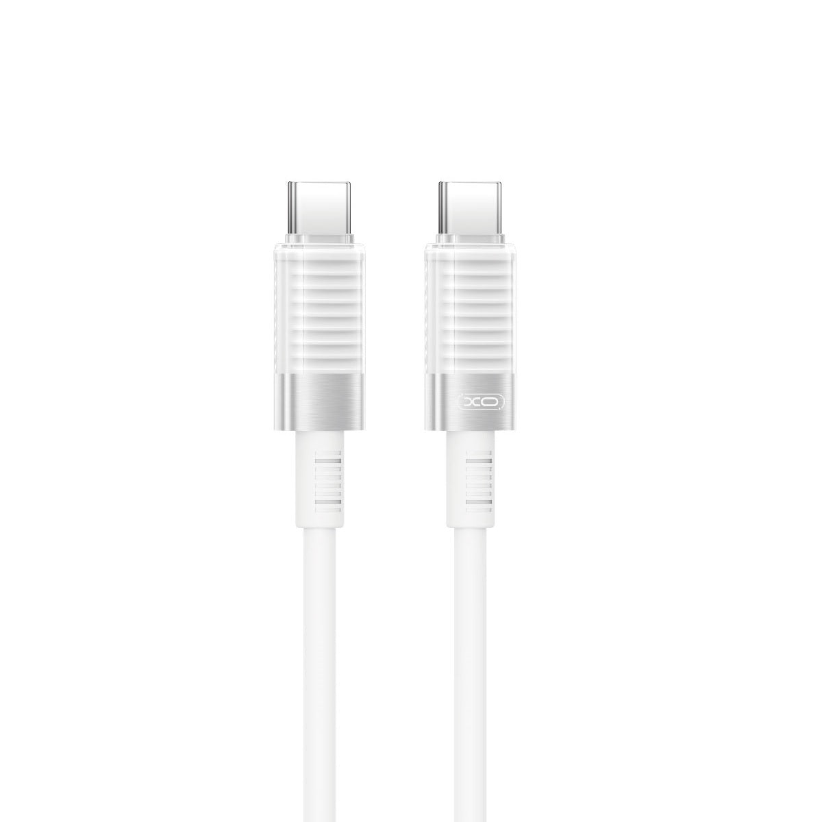 Cablu Date si Incarcare USB-C - USB-C XO Design NB-Q282B, 60W, 1m, Alb