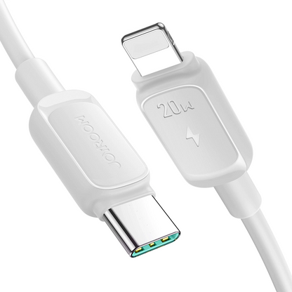 Cablu Date si Incarcare USB-C - Lightning Joyroom S-A14, 30W, 1.2m, Alb