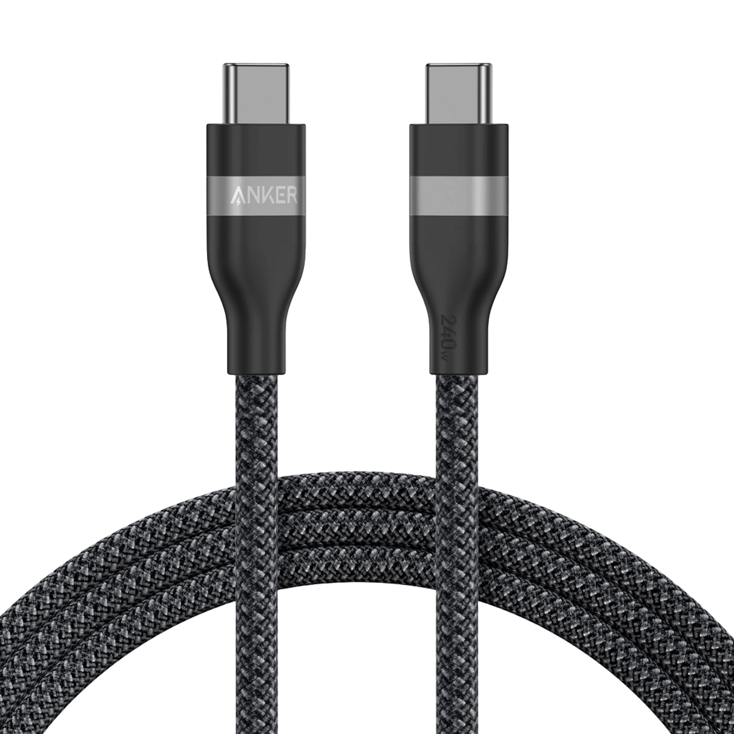Cablu Date si Incarcare USB-C - USB-C Anker, 240W, 1.8m, Negru A82E2H12