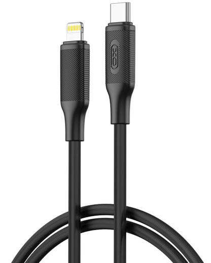 Cablu Date si Incarcare USB-C - Lightning XO Design NB-Q265A, 27W, 1m, Negru