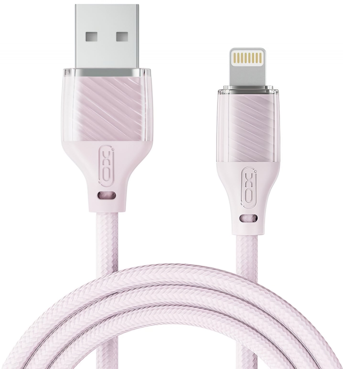 Cablu Date si Incarcare USB-A - Lightning XO Design NB291, 18W, 1m, Roz