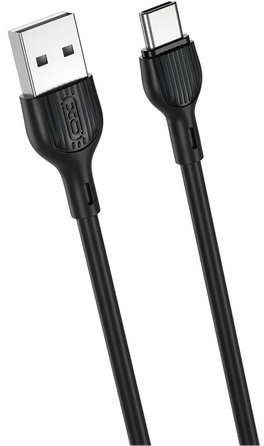 Cablu Date si Incarcare USB-A - USB-C XO Design NB200, 10W, 1m, Negru