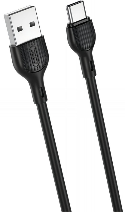 Cablu Date si Incarcare USB-A - USB-C XO Design NB200, 10W, 1m, Negru