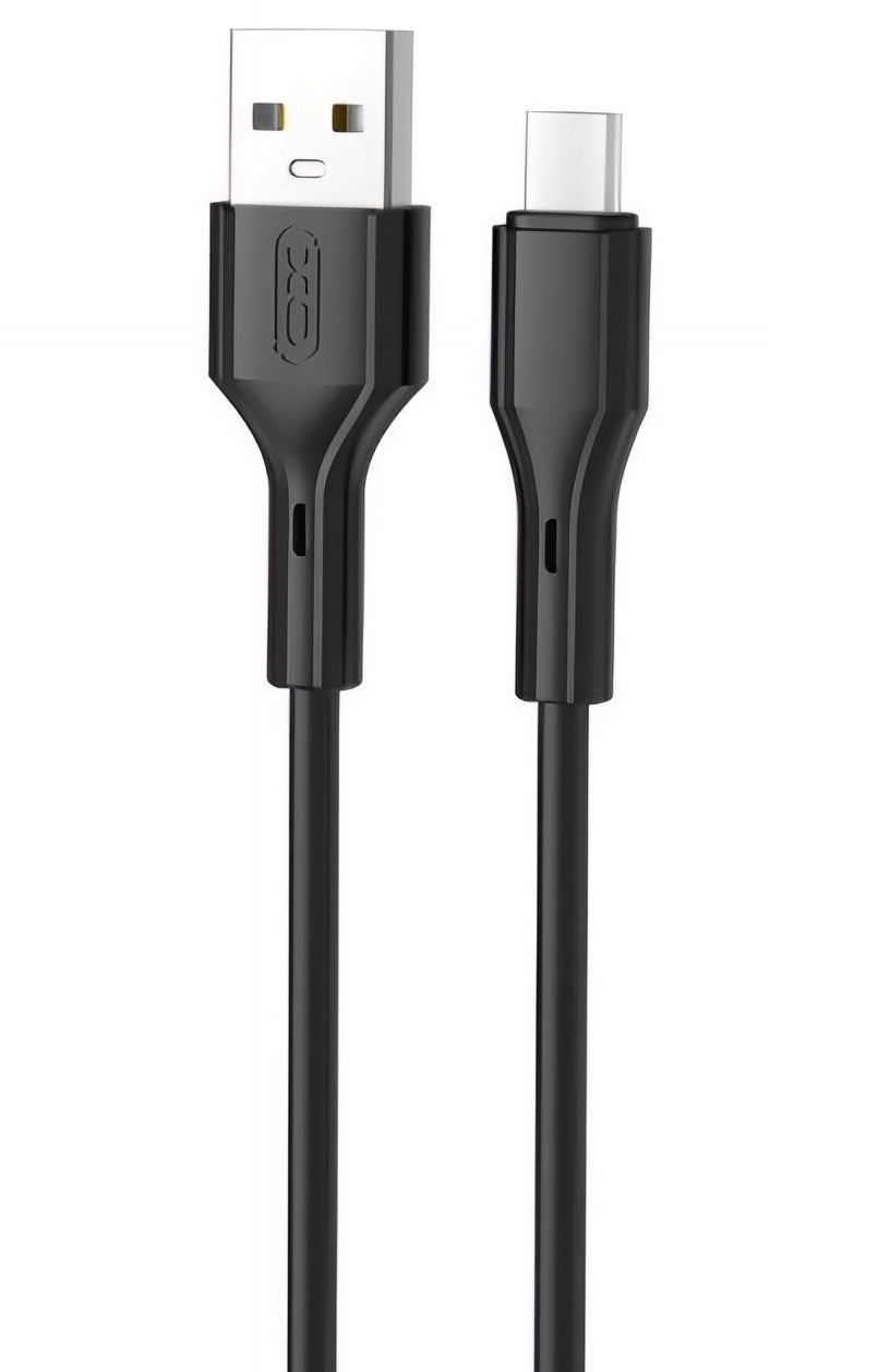 Cablu Date si Incarcare USB-A - USB-C XO Design NB230, 18W, 1m, Negru