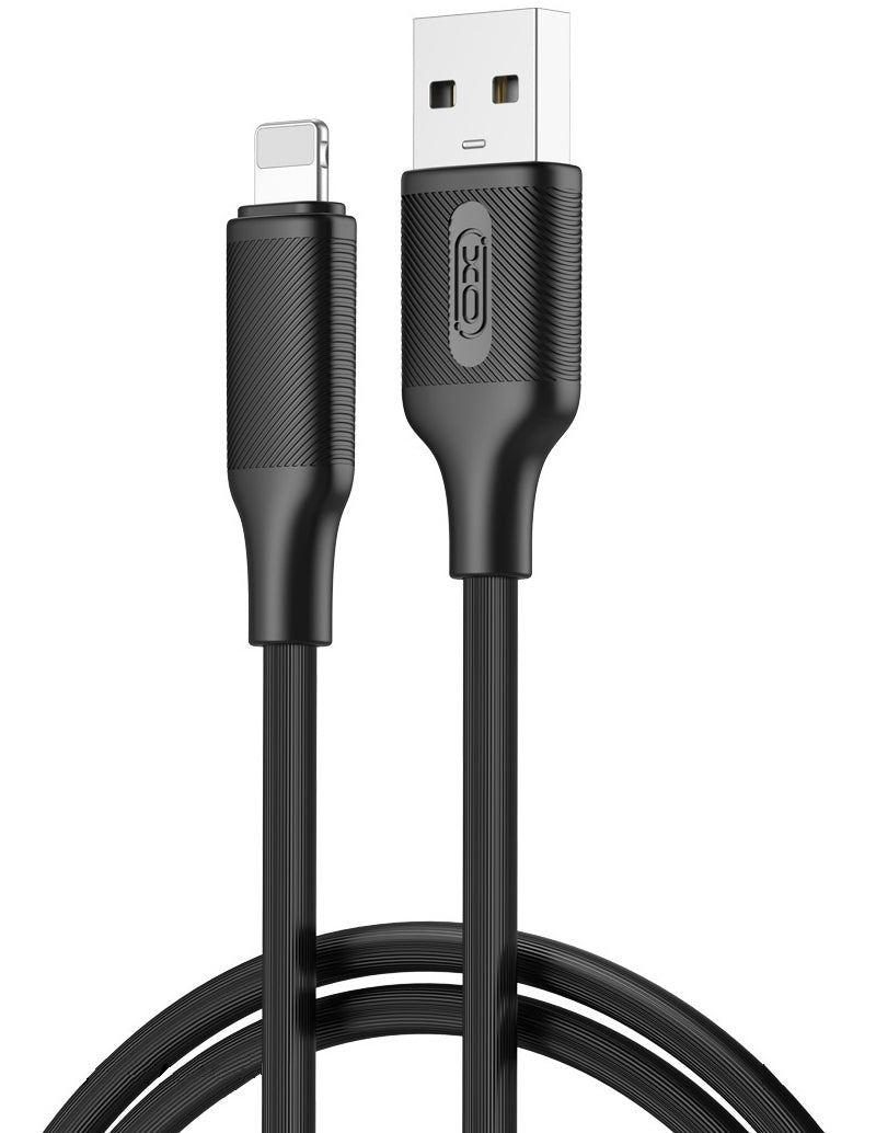 Cablu Date si Incarcare USB-A - Lightning XO Design NB265, 18W, 1m, Negru