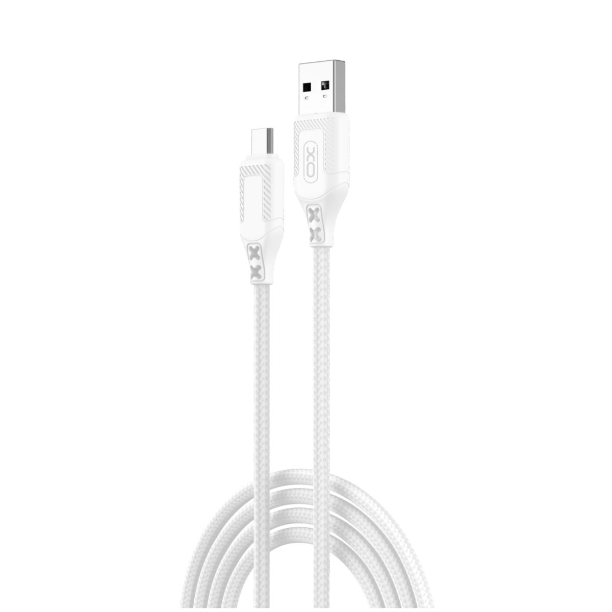 Cablu Date si Incarcare USB-A - microUSB XO Design NB235, 18W, 1m, Alb