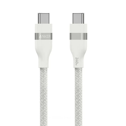 Cablu Date si Incarcare USB-C - USB-C Anker, 240W, 0.9m, Alb A82E2H21