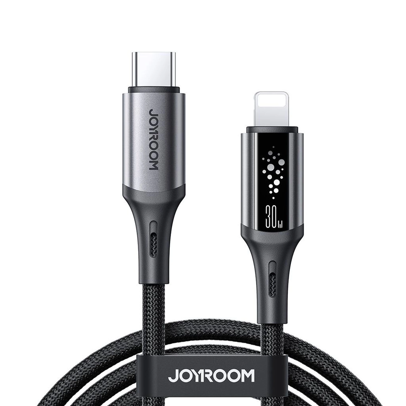 Cablu Date si Incarcare USB-C - Lightning Joyroom S-A60 StarTalk, 30W, 1.2m, Negru