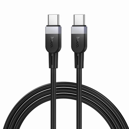 Cablu Date si Incarcare USB-C - USB-C HOCO X109, 60W, 1m, Negru