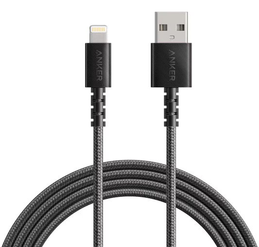Cablu Date si Incarcare USB-A - Lightning Anker Powerline Select+, 18W, 1.8m, Negru A8013H12