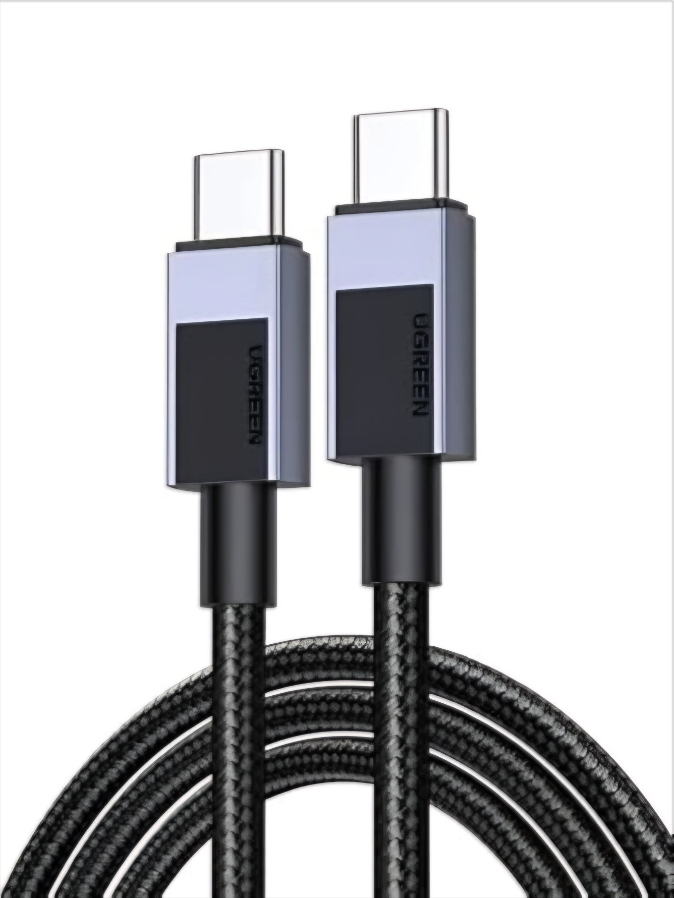 Cablu Date si Incarcare USB-C - USB-C UGREEN L512, 100W, 2m, Gri