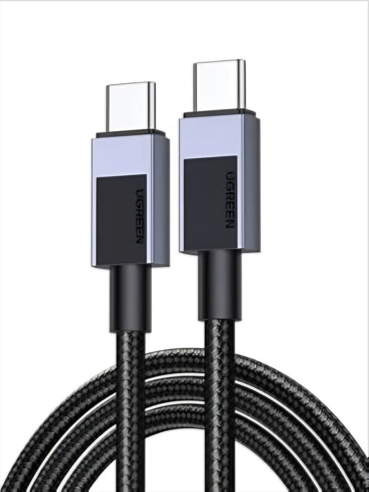 Cablu Date si Incarcare USB-C - USB-C UGREEN L512, 100W, 2m, Gri