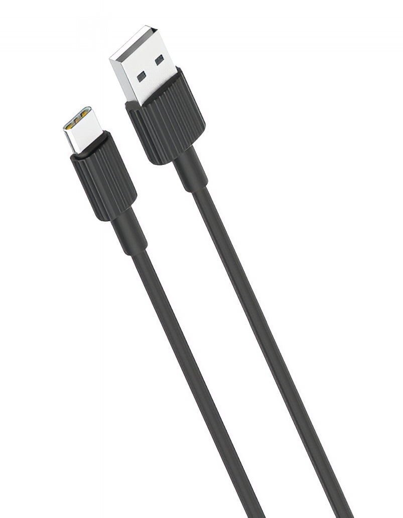 Cablu Date si Incarcare USB-A - USB-C XO Design NB156, 18W, 1m, Negru
