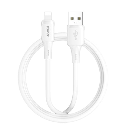 Cablu Date si Incarcare USB-A - Lightning BWOO X329L, 15W, 1m, Alb