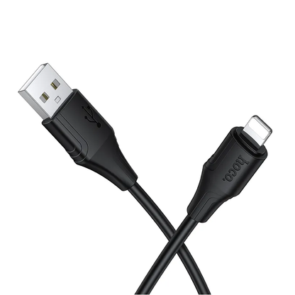 Cablu Date si Incarcare USB-A - Lightning HOCO X124, 18W, 1m, Negru