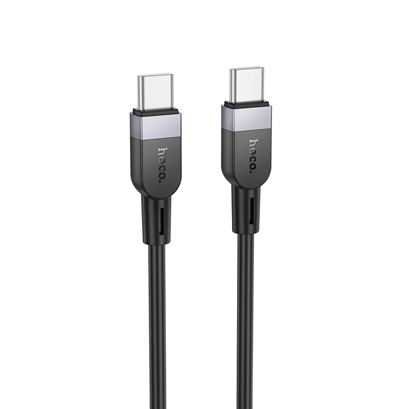 Cablu Date si Incarcare USB-C - USB-C HOCO X109, 60W, 3m, Negru