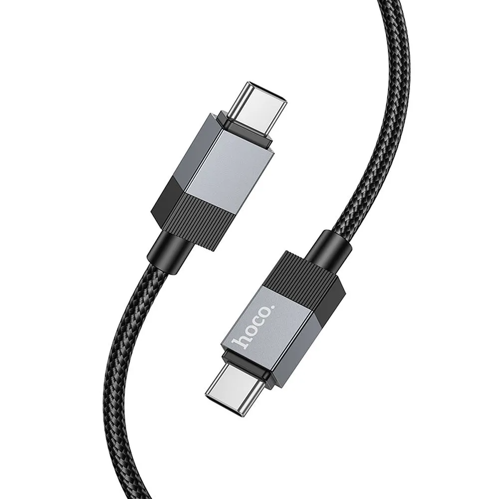 Cablu Date si Incarcare USB-C - USB-C HOCO X110, 60W, 1m, Negru