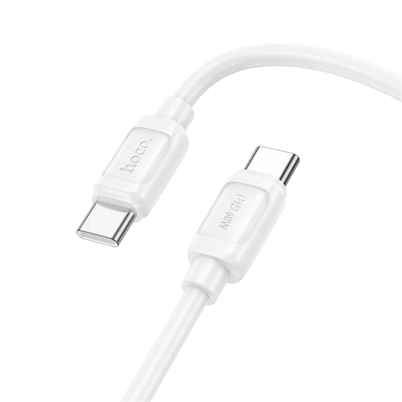 Cablu Date si Incarcare USB-C - USB-C HOCO X115, 240W, 1m, Alb