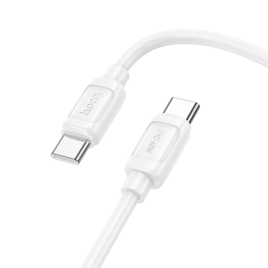 Cablu Date si Incarcare USB-C - USB-C HOCO X115, 240W, 1m, Alb