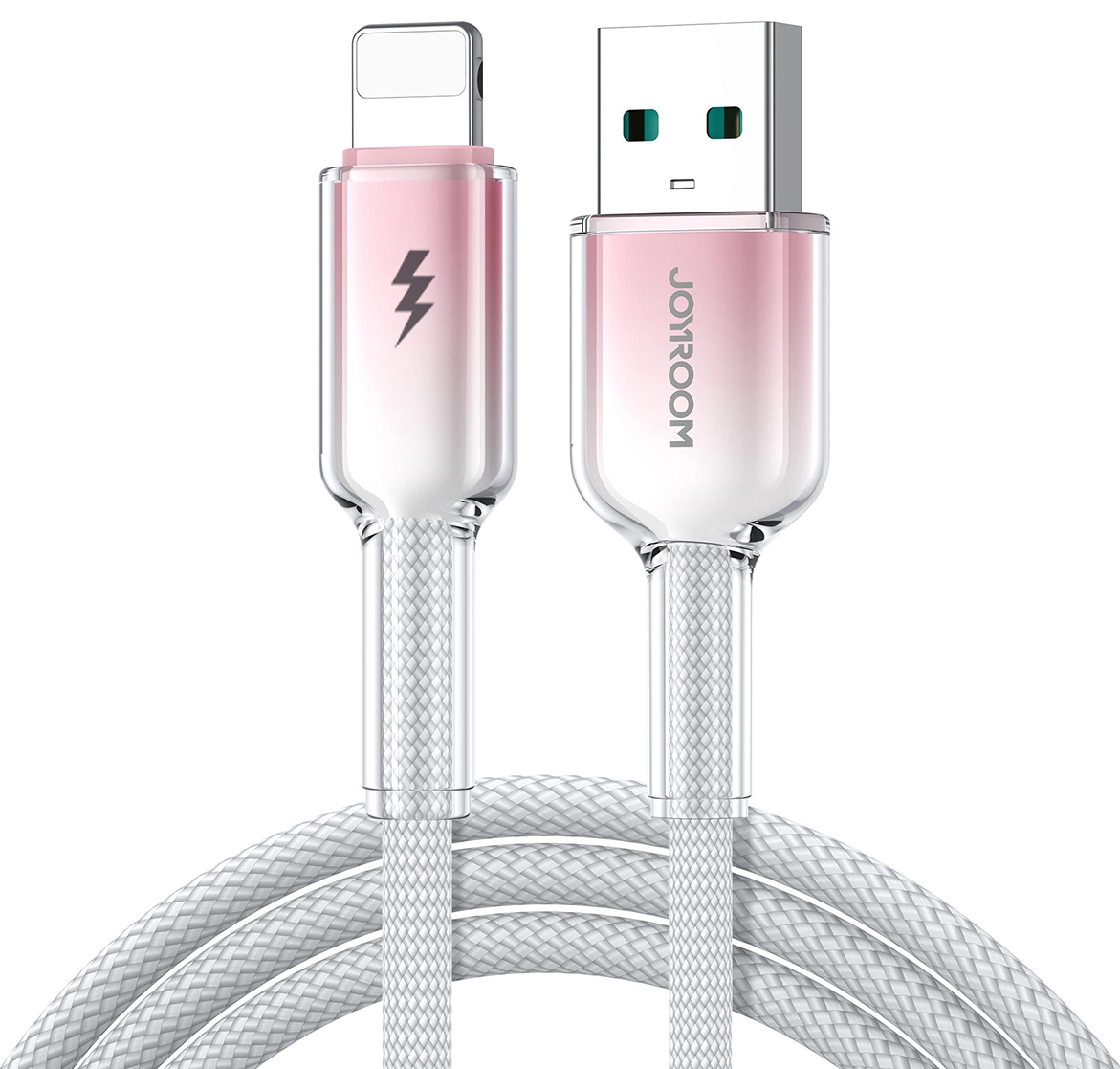 Cablu Date si Incarcare USB-A - Lightning Joyroom S-A42, 18W, 1.2m, Alb