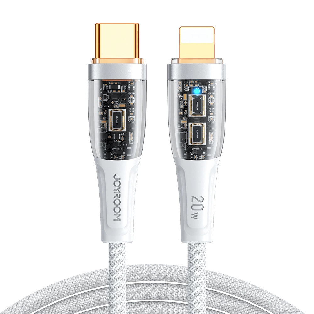Cablu Date si Incarcare USB-C - Lightning Joyroom S-CL020A3, 20W, 1.2m, Alb