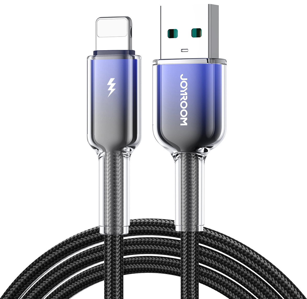 Cablu Date si Incarcare USB-A - Lightning Joyroom S-A42, 18W, 1.2m, Negru