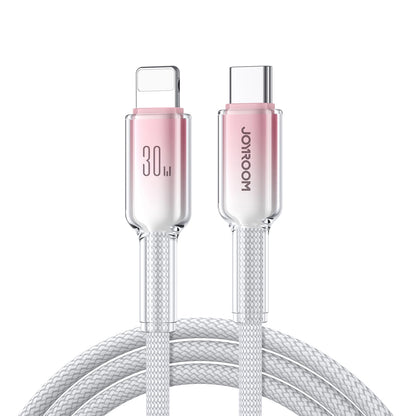 Cablu Date si Incarcare USB-C - Lightning Joyroom S-A42, 30W, 1.2m, Alb