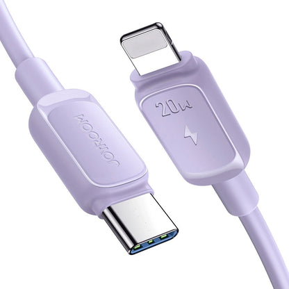 Cablu Date si Incarcare USB-C - Lightning Joyroom S-A14, 20W, 1.2m, Mov