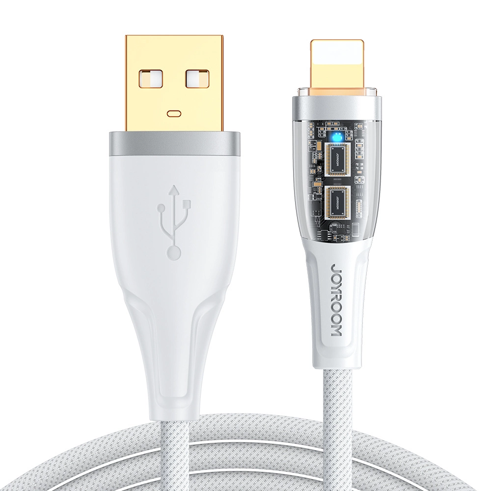 Cablu Date si Incarcare USB-A - Lightning Joyroom S-UL012A3, 18W, 1.2m, Alb
