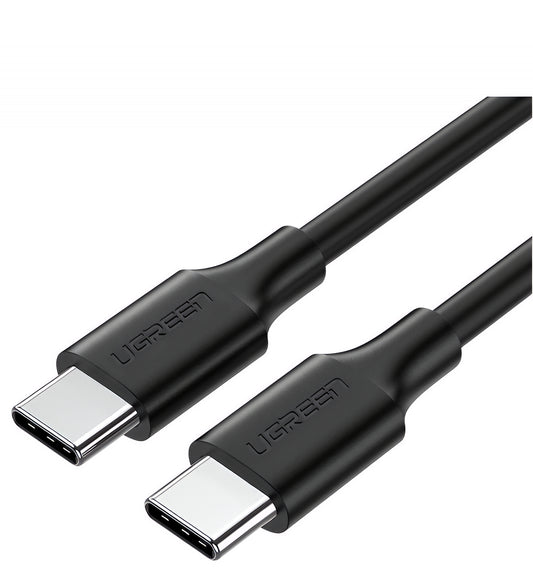 Cablu Date si Incarcare USB-C - USB-C UGREEN US286, 60W, 0.5m, Negru