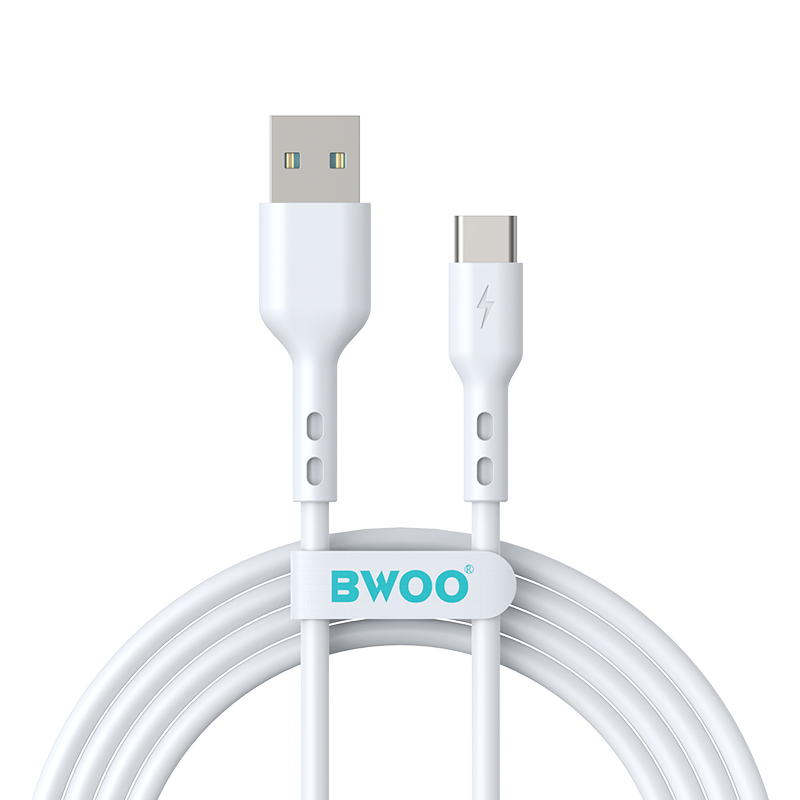 Cablu Date si Incarcare USB-A - USB-C BWOO BO-X172C-2M, 15W, 2m, Alb