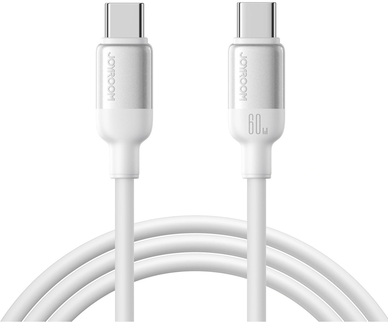 Cablu Date si Incarcare USB-C - USB-C Joyroom S-A62 Lively, 60W, 1.2m, Alb