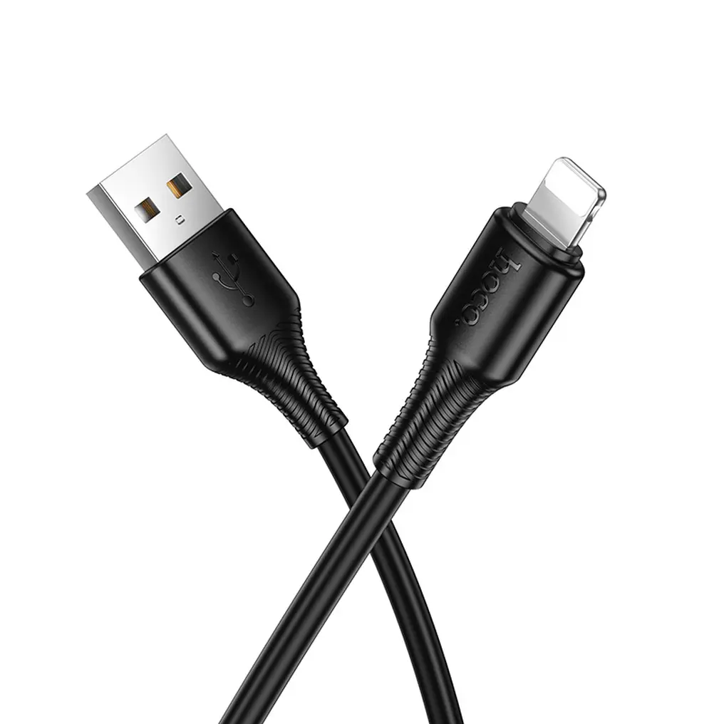 Cablu Date si Incarcare USB-A - Lightning HOCO X120, 18W, 1m, Negru