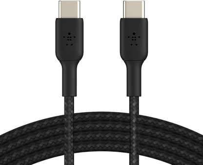 Cablu Date si Incarcare USB-C - USB-C Belkin BoostCharge Pro, 60W, 2m, Negru CAB004bt2MBK