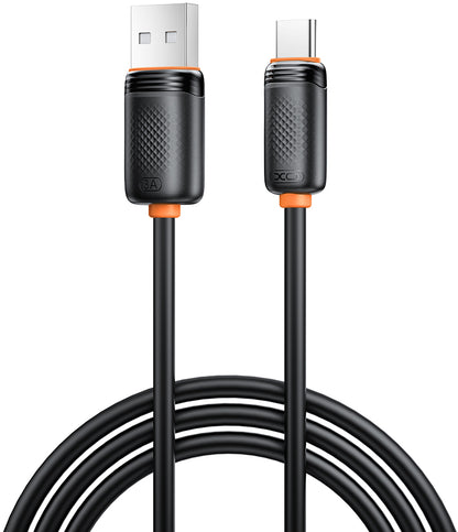 Cablu Date si Incarcare USB-A - USB-C XO Design NB302, 18W, 1m, Negru