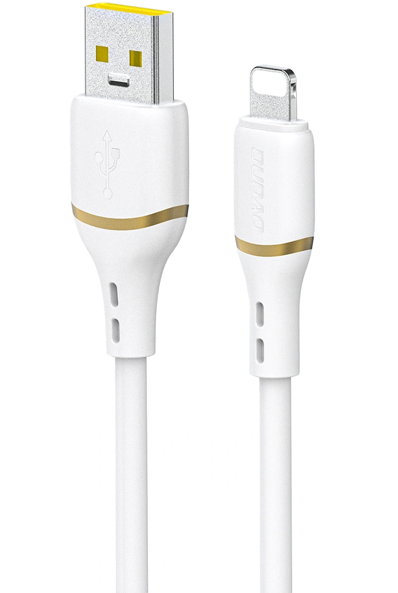 Cablu Date si Incarcare USB-A - Lightning Dudao L25L, 30W, 1m, Alb