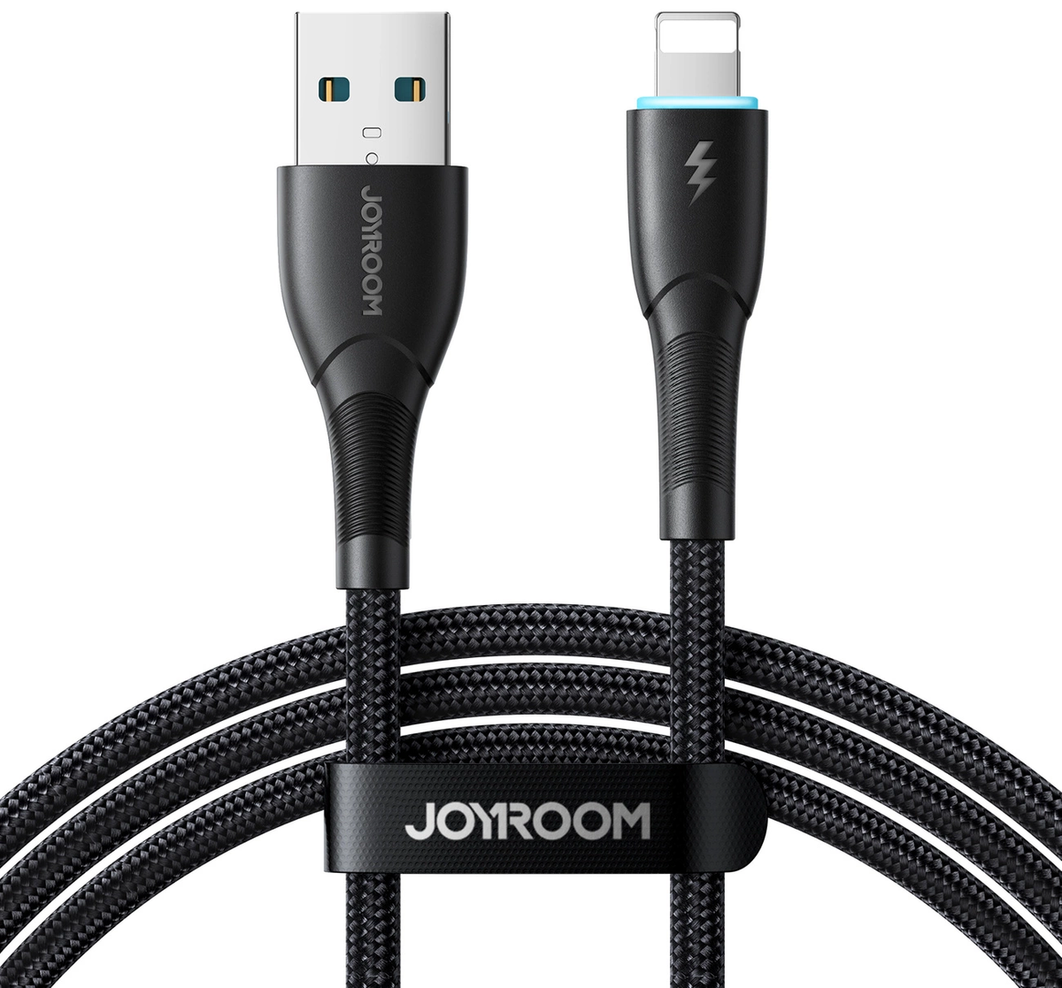 Cablu Date si Incarcare USB-A - Lightning Joyroom SA32-AL3, 18W, 1m, Negru