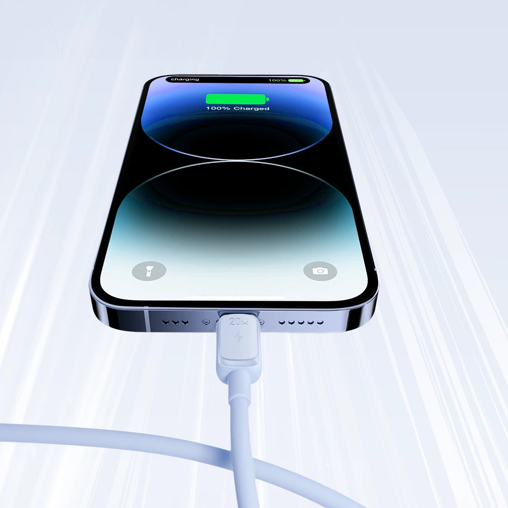 Cablu Date si Incarcare USB-C - Lightning Joyroom S-A14, 20W, 1.2m, Albastru