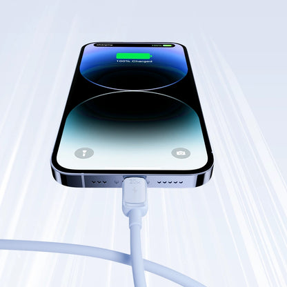 Cablu Date si Incarcare USB-C - Lightning Joyroom S-A14, 20W, 1.2m, Albastru