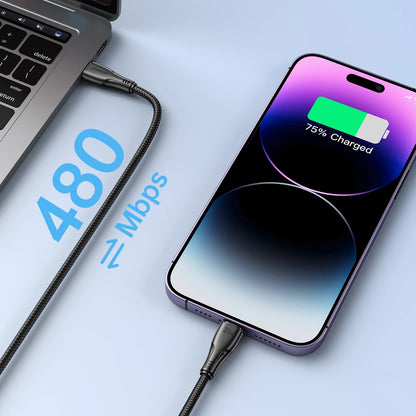 Cablu Date si Incarcare USB-C - Lightning Joyroom S-A11, 20W, 1.2m, Negru