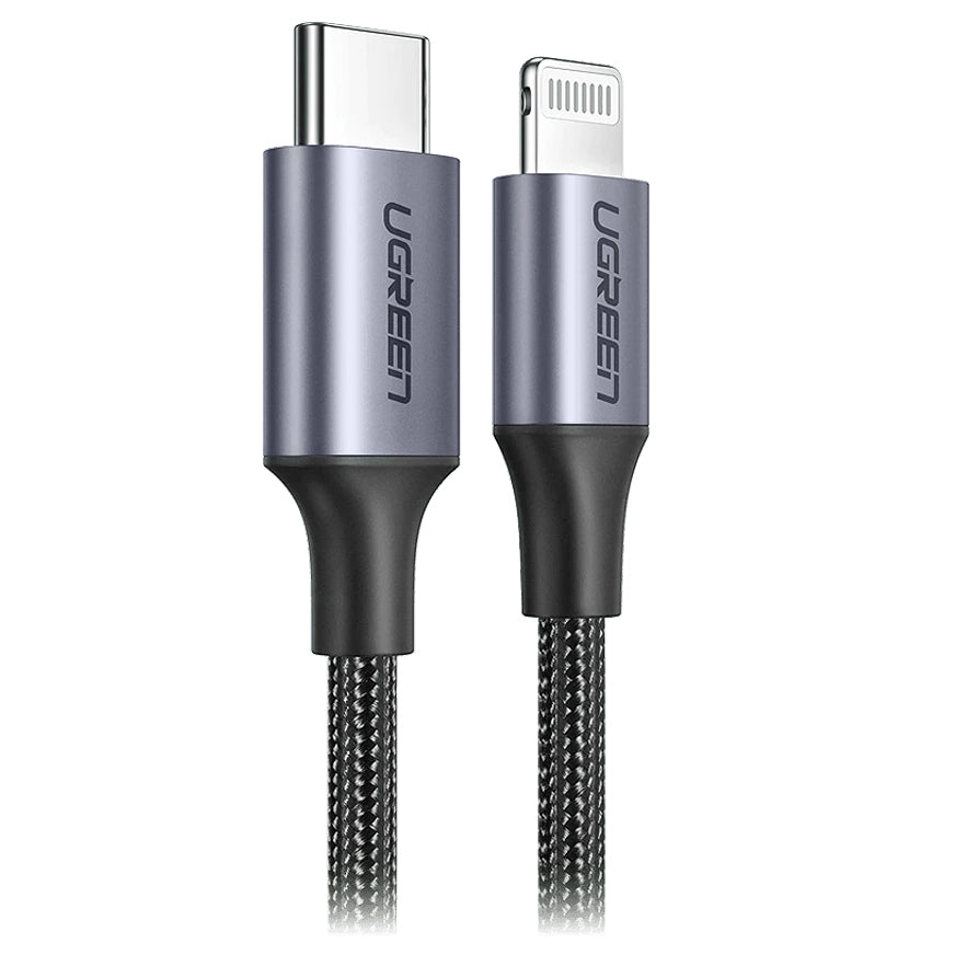 Cablu Date si Incarcare USB-C - Lightning UGREEN US304, 20W, 1m, Negru