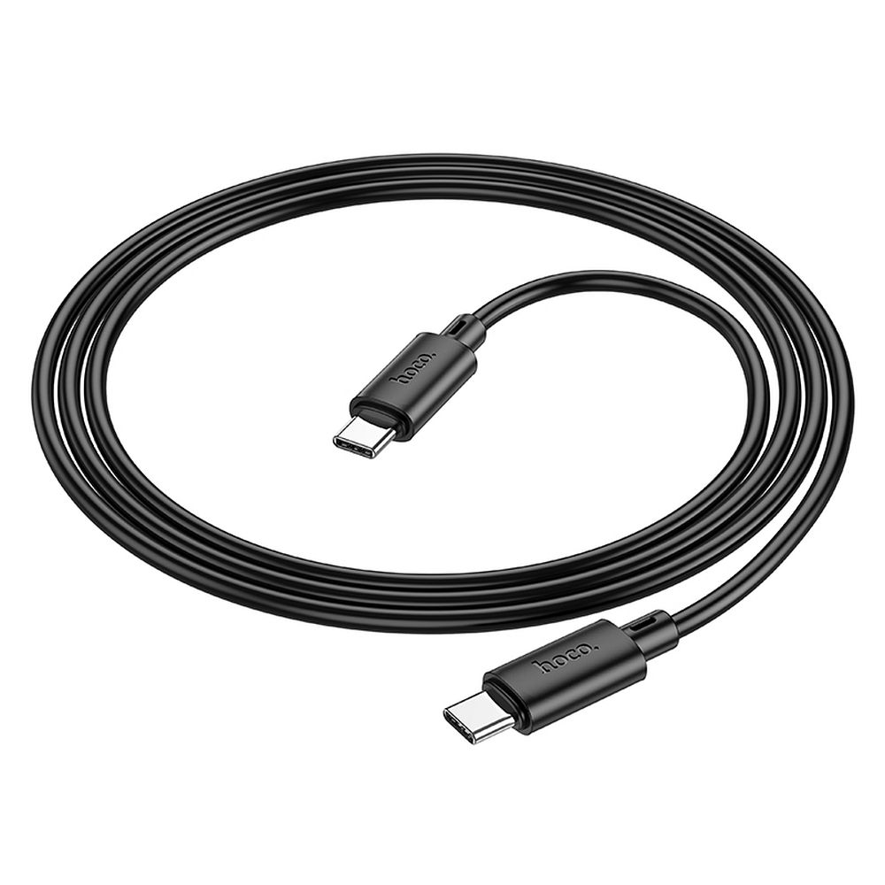 Cablu Date si Incarcare USB-C - USB-C HOCO X88, 60W, 1m, Negru