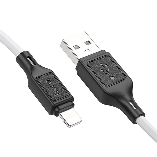 Cablu Date si Incarcare USB-A - Lightning HOCO X90, 18W, 1m, Alb