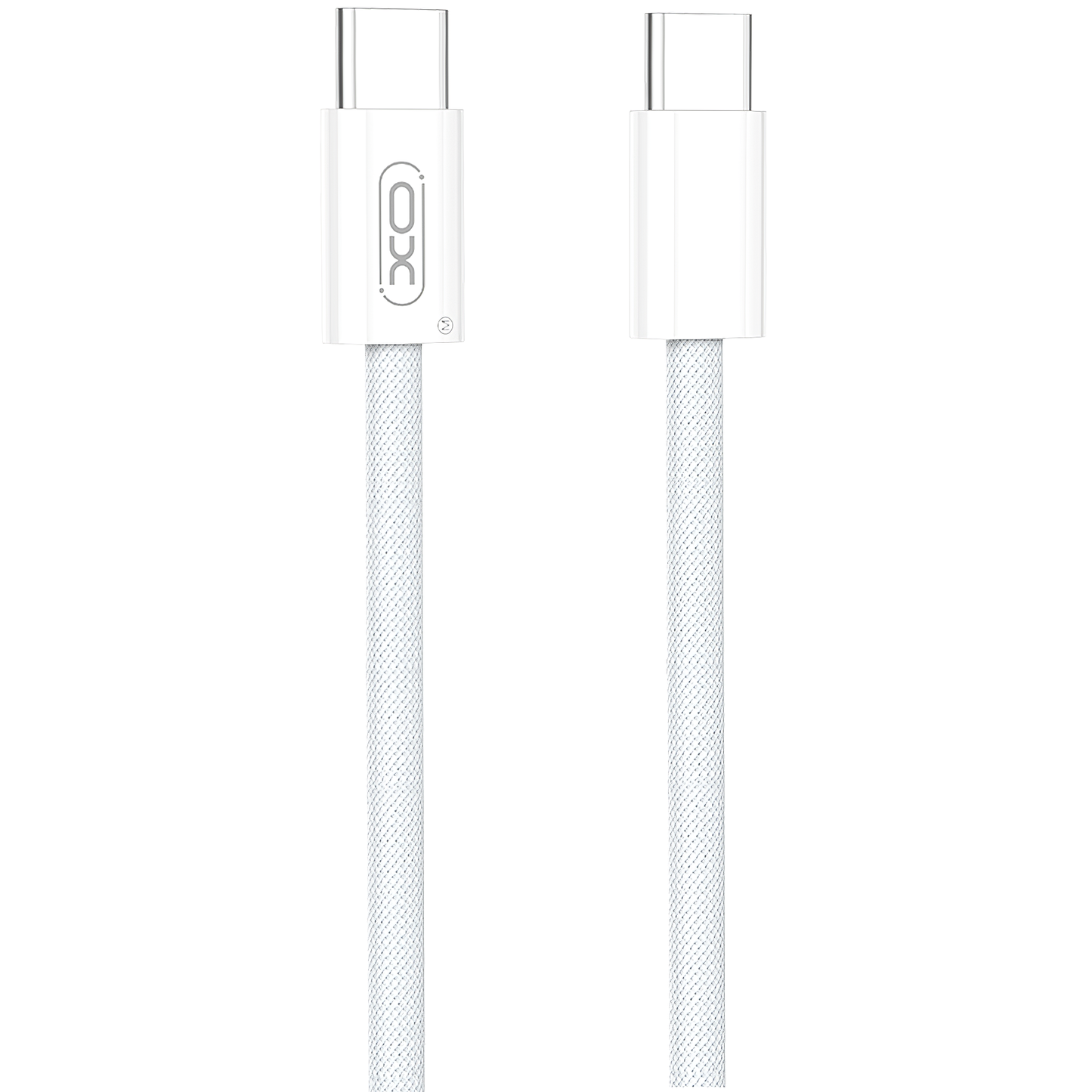 Cablu Date si Incarcare USB-C - USB-C XO Design NB-Q260A, 60W, 1m, Alb