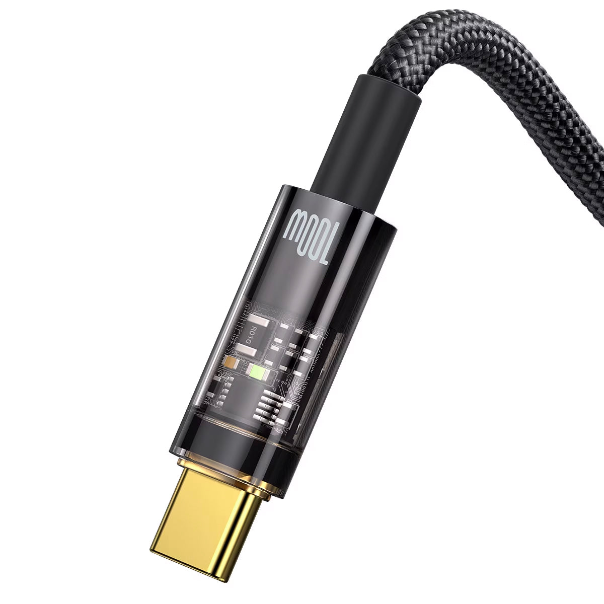 Cablu Date si Incarcare USB-A - USB-C Baseus Explorer, 100W, 2m, Negru CATS000301